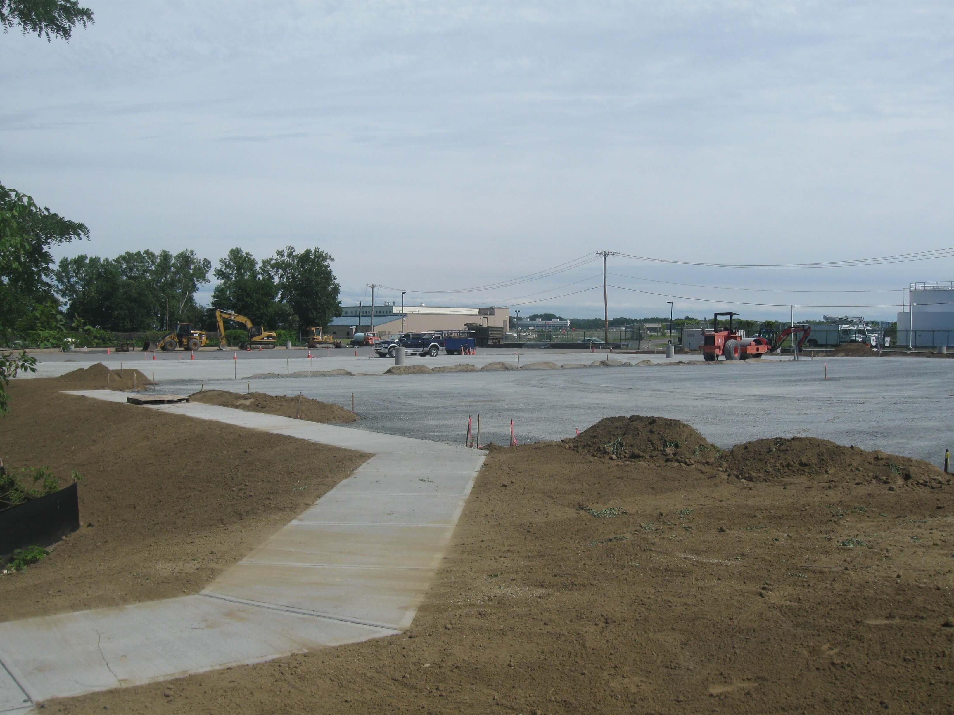 site work division - parking lot